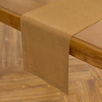 Solino Home 100% Pure Linen Table Runner Caramel Woven, Fete 14 x 48 in - Image 5
