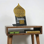 Ramadan Calendar | Days of Ramadan | Countdown to Eid | Good Deeds Calendar | Ramadan Eid Decoration | Gift for Muslims | Table Decor | (Gold) by iwaconcept