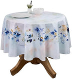 Maison d' Hermine Table Cloth Round Table Reusable 100% Cotton 63" Diameter by MaisondHermine