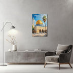 TIEHAOMAI Islamic Art Canvas Wall Art（Mosque-3,28x42inch (70x105cm) - Image 4