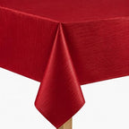 Violet Linen Seasonal Christmas Holiday Red Twinkle Charming Tablecloths by Violet+Linen