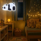 Panda LED Neon Sign, USB Powered Acrylic Decorative Light, Cute Animal Night Light for Bedroom, Nursery, Kids Room, Home Decor and Gift Idea 15.75×10.2 IN-USB Powered-Acrylic - Image 2
