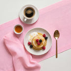 Solino Home 100% Pure Linen Table Runner Pink Lemonade, Fete 14 x 108 in - Image 3