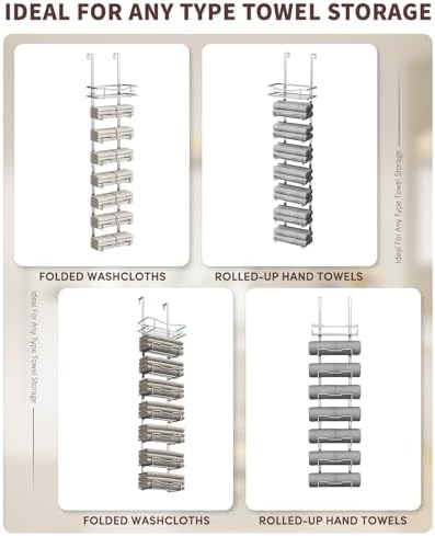 Aetyord Hanging Towel Racks for Bathroom Storage - Image 5