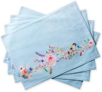 Maison d' Hermine Placemats Set of 4 Reusable 100% Cotton (13"x19") by MaisondHermine