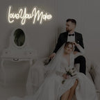 Love you more Neon Sign Romantic Wedding Led Light, Gift for Lover - Image 6