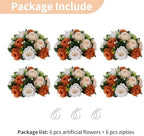 NUPTIO Terracotta Flower Ball Centerpieces: Floral Arrangements for Fall - Image 7