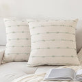 YEENAASY Boho Throw Pillow Covers 20x20 Set of 2 Farmhouse Pillow Cases by YEENAASY