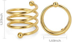 Napkin Rings Set of 24 Napkin Rings for Table Valentine's Day Wedding Christmas Decor (Gold, S) - Image 3