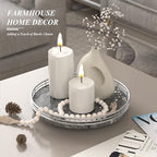 AHM10-Inch Gray Marble Lazy Susan with Silver Iron Frame - Image 3
