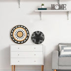 Tatuo 11 Pcs Boho Wall Basket Decor Woven Wall Hanging Art, Retro - Image 6