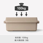 LIKE-IT STC-01S Durable Break-resistant Container, For Outdoor Use, Storage Box, Stacked Up Container, 103.5 gal (53 L), Inner Box, Storage Case, Outdoor Equipment, Camping, Load Capacity: 220.5 lbs - Image 6