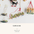MACKENZIE-CHILDS Patience Brewster 12 Days Christmas Ornament, Decorative Hanging Ornament for Christmas Tree, 10 Pipers Piping - Image 5