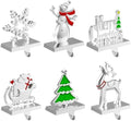 6 Pack Christmas Stocking Holders for Mantle Stockings Hanger by GinbelDirect