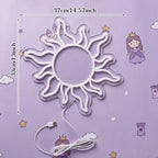 Zhengmy Princess Sun Neon Sign USB Powered LED Light for Princess Decor - Image 2