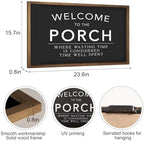 23.6"x15.7" Welcome to Our Porch Sign - Image 2