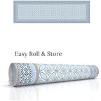 Heat Resistant Table Runner, 39 x 12 Inch - Crystal Blue Design - Image 6