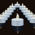 Flameless LED Tea Lights Candles 200 Pack Battery Operated Warm White by Baikaraer
