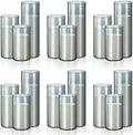 Shihanee 36 Pillar Candles,2.6'' X 4.7'', 5.9'', 7.9'',Smoke Gray,White by Shihanee