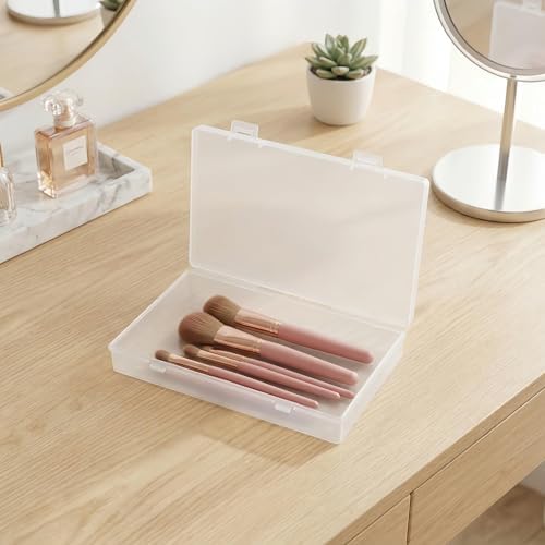 LJY 6 Clear Rectangular Plastic Boxes, 7.1 x 4.3 x 1.2 in for Electronics - Image 6