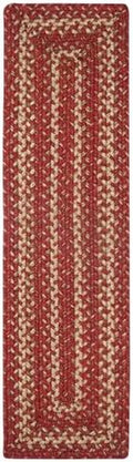 Homespice Apple Pie Jute Braided Stair Treads, Rect 8x28 Set of 13 by Homespice
