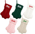 Personalized Dog Christmas Stockings - Custom Pet Paw Stocking for Puppy by Ulicoprofessionalpersonalized