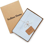 Solino Home 100% Pure Linen Dinner Napkins Light Blue, 20 x 20 in, Set of 4 - Image 4