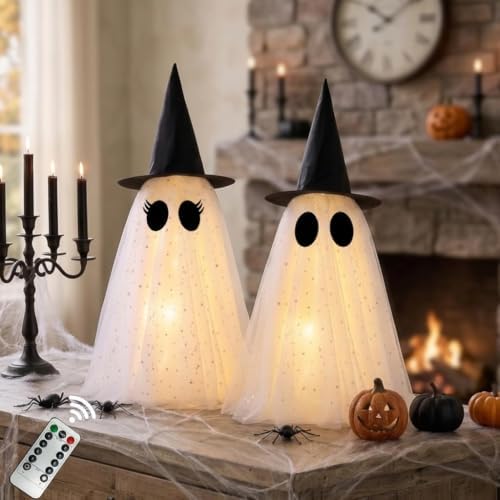 Halloween Ghost Decorations,Spooky Ghost Crafts for Halloween Decor Indoor - Image 4