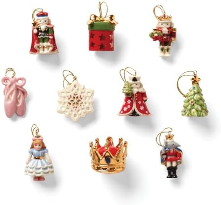 Lenox The Nutcracker 10-Piece Mini Christmas Ornament Set - Image 2