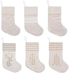 GEX Christmas Stockings for Family 20" Large Plaid Xmas Stockings Classic Bohemian Style Fireplace Decorations Hanging Ornament (6 Pack) - Image 5