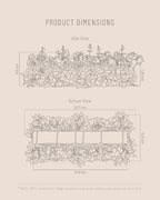 36inch Aisle Flower Garland with Chiffon Sheer Drape, Pastel Pink & White Rose with Sakura Artificial Flowers, Floral Runner for Wedding Arch, Backdrop, Reception Table Decor, Ceremony Pathway - Image 6