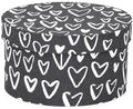 Sarah's Hat Boxes – White Heart Decorative Gift Box | Elegant Reusable Storage Boxes for Gifts, Keepsakes, Jewelry, or Special Items | Unique Printed Design by SarahsHatBoxes