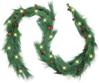 Jutom 13 ft Christmas Deluxe Norfolk Pine Garlands Artificial Long Decor by Jutom