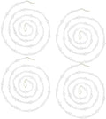 Boao Christmas Wooden Beads Garland, Christmas Tree Decor (White) by Boao
