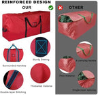 Christmas Tree Storage Bag, 9 ft, 600D Oxford, PURE RED - Image 5