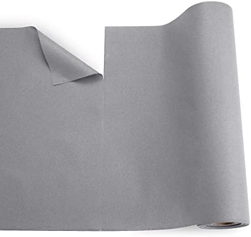 Disposable Table Runner for Dining Table, 16" 20-Pack Linen-Like Grey Paper Table Runners for Party, Wedding Or Event - Image 2