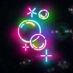 Colorful Bubbles Neon Sign for Kids Room, Bathroom and Playroom Wall Decor by mllusxg
