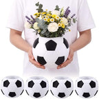 LemonRoad 6 Pcs Flower Pot, Soccer, 7.09 x 7.09 x 5.71 Inches, 4 by Unknown