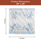 Maison d' Hermine Cloth Napkins Set of 4 100% Combed Cotton (20" x 20") - Image 5