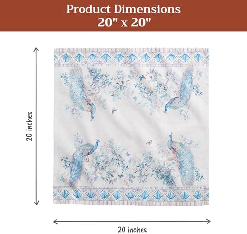 Maison d' Hermine Cloth Napkins Set of 4 100% Combed Cotton (20" x 20") - Image 5