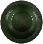 Creative Co-Op Textured Stoneware Planter, Green - Image 2