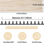 12 Pack Beige Cheesecloth Table Runner, 35x120 Inch Summer Gauze Cheese Cloth Table Runners 10 FT Beige Table Runner for Wedding Baby Shower Birthday Party Table Decors - Image 2