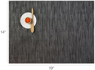 Chilewich Bamboo Placemats Set of 4, Woven Rectangle Placemats - Image 2