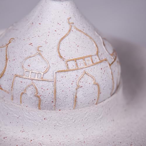 Ramadan Eid Home Decorations for Home 2025 Gold and White Mosque Tower Islamic Eid Mubarak decore - Image 5