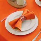 Encasa XO Cloth Napkins, Washable, Reusable Cotton 17"x17" - Image 2