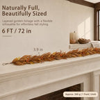 6 FT Eucalyptus Fall Garland - Image 3