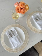 KOUBOO Capiz Seashell Placemats Perfect for Weddings Parties Elegant Dining - Image 3