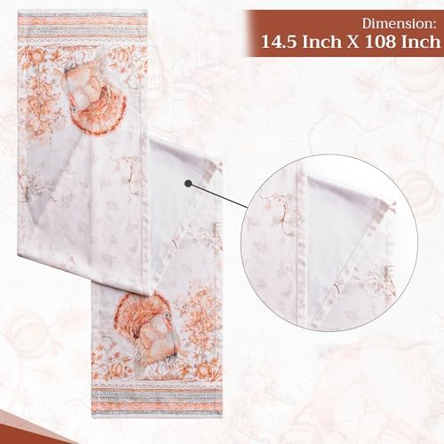 Maison d' Hermine Table Runner 100% Cotton 14.50" x 108" (Single Layer) - Image 4