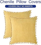 CaliTime Decorative Couch Throw Pillow Covers 22 X 22 Inches Gold - Image 6