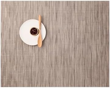 Chilewich Bamboo Placemats Set of 4, Woven Rectangle Placemats by Chilewich